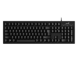    لوحة مفاتيح : أسود  ، مع تطبيق KB-100 SmartGenius      